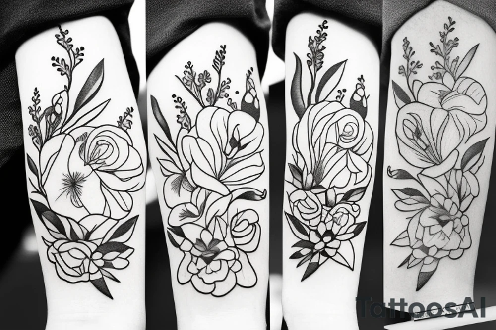 flower tattoo idea
