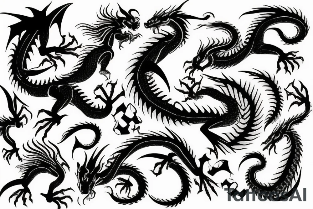 Dragon tattoo idea