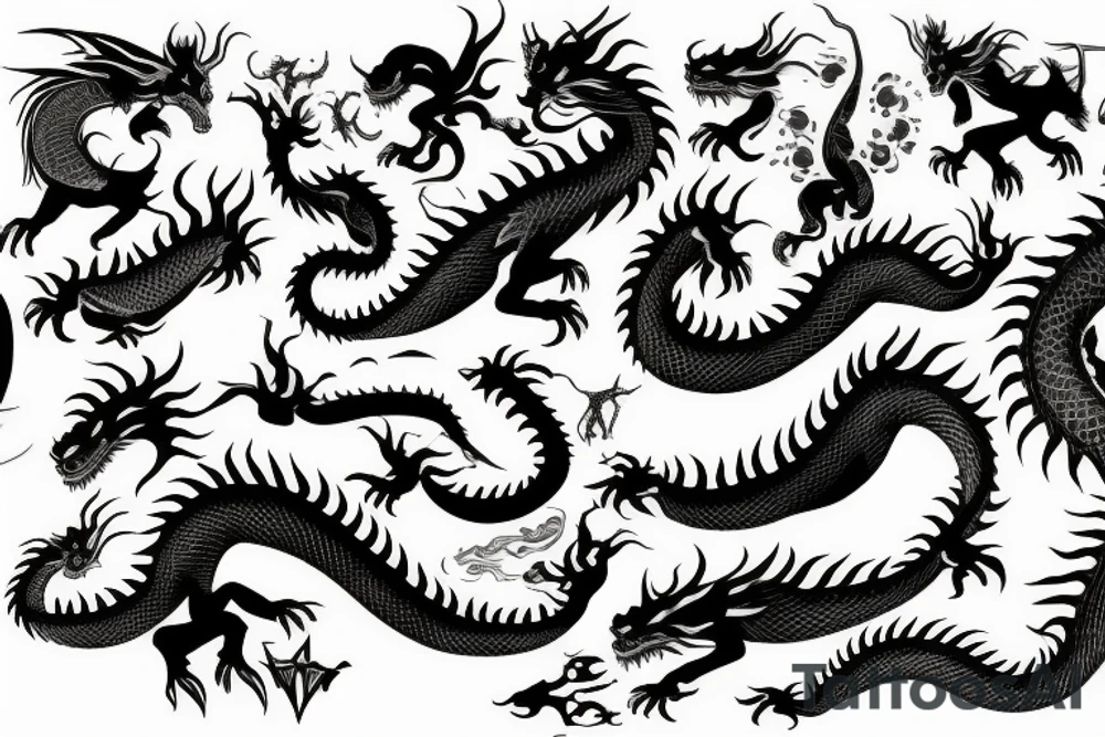 Dragon tattoo idea