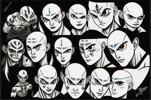 avatar aang tattoo idea