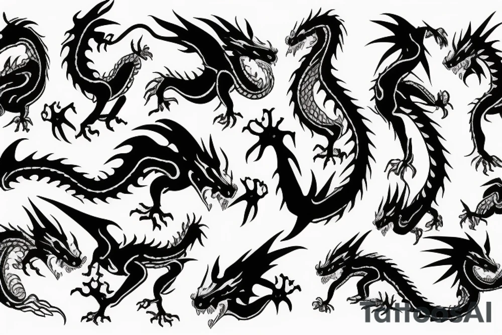 Dragon tattoo idea