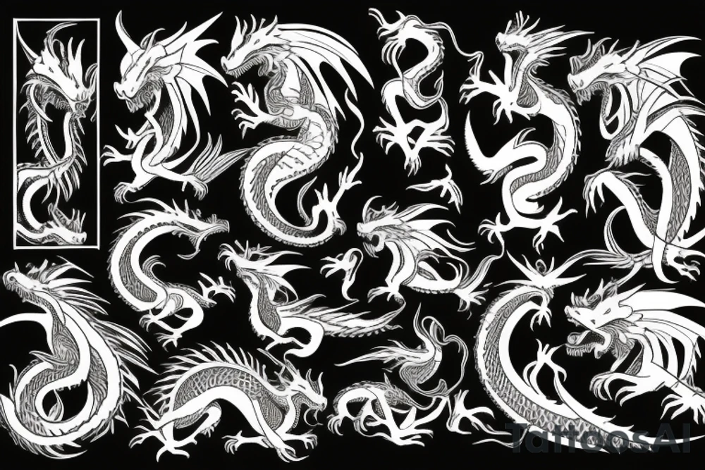 Dragon tattoo idea
