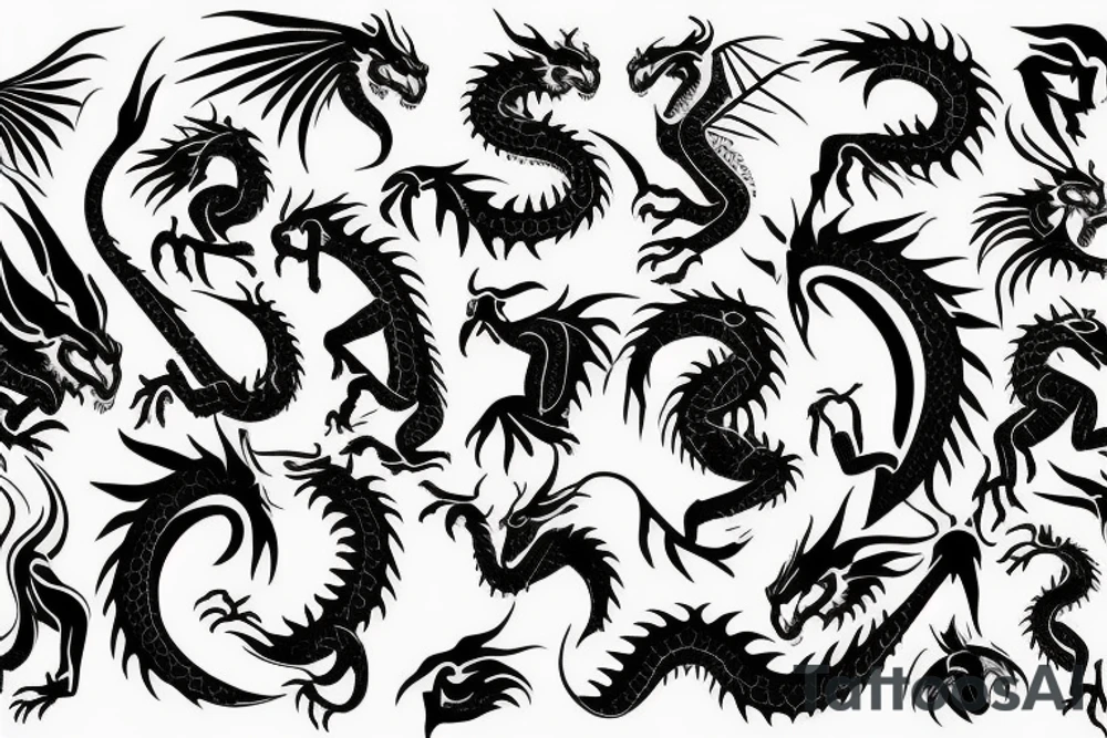 Dragon tattoo idea