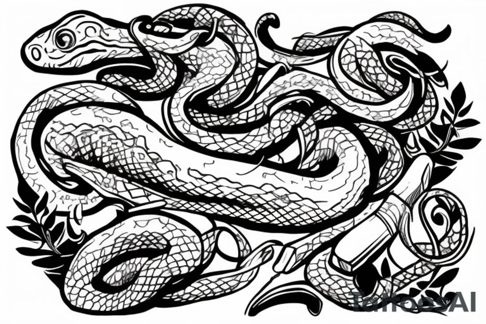 Snake tattoo idea
