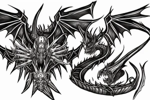 Deathwing from World of Warcraft holding Dragon Soul tattoo idea