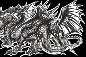 Deathwing from World of Warcraft holding Dragon Soul tattoo idea