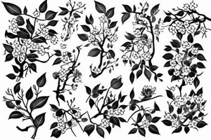 cherry tree tattoo idea