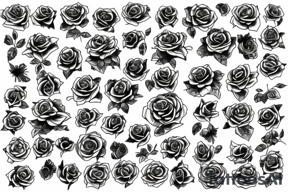 cY with rose tattoo idea