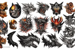 Deathwing roaring tattoo idea