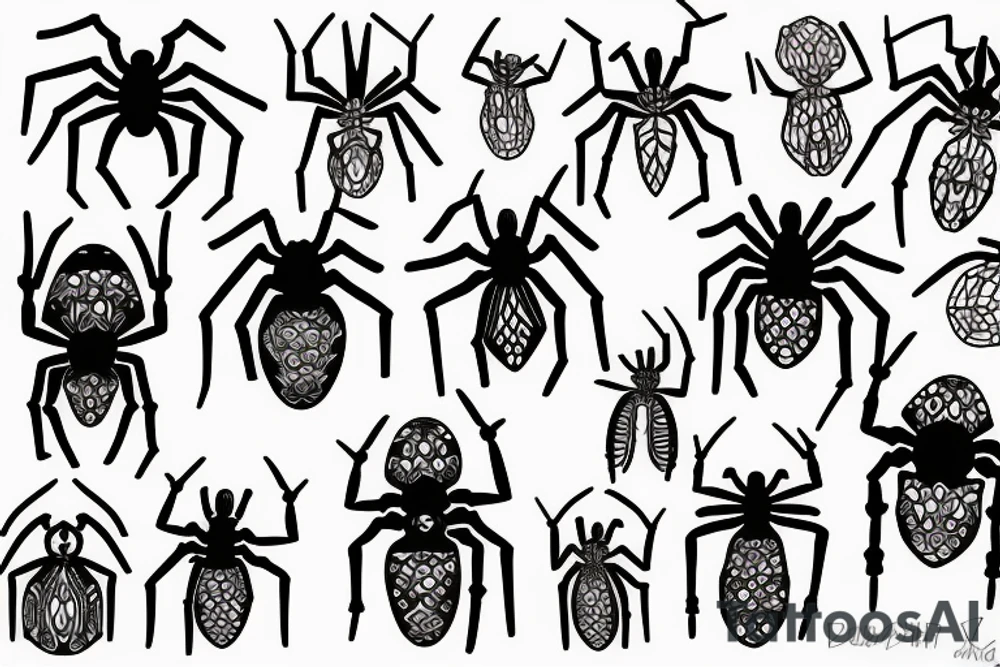 Spider tattoo idea