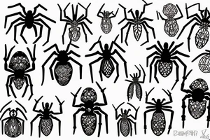 Spider tattoo idea