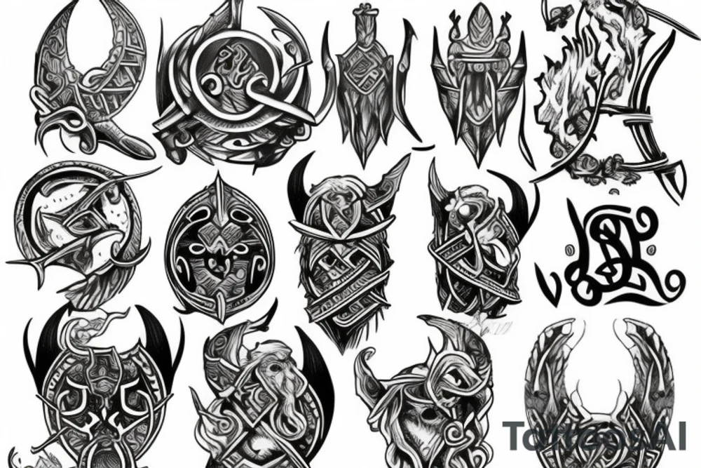 viking tattoo tattoo idea