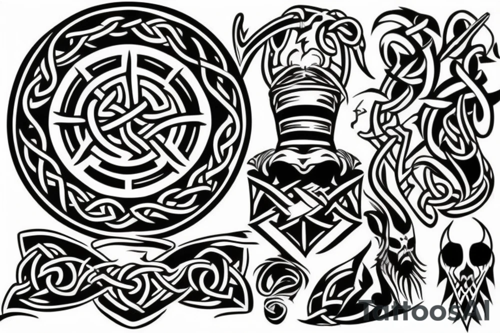 viking tattoo tattoo idea