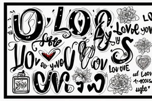 Quote "Love You Super"
Date 12.12.52 - 26.12.22 tattoo idea