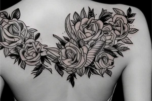 VERY SEXY TATTO FOR BACK BOTTOM tattoo idea