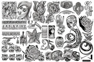 slavic soft lines tattoo idea