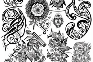 slavic soft lines tattoo idea