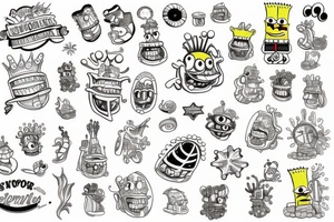 SpongeBob tattoo idea