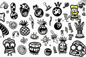 SpongeBob tattoo idea