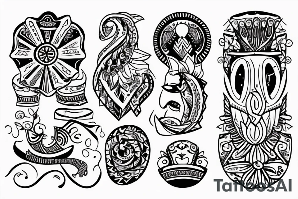 slavic soft lines tattoo idea