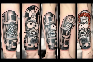 SpongeBob gangster tattoo idea