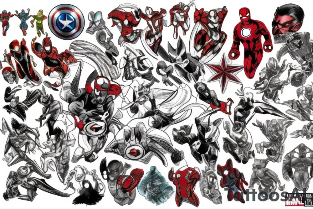 Marvel tattoo idea