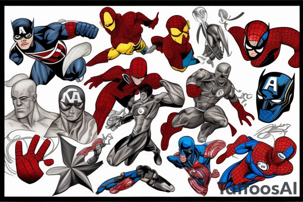 Marvel tattoo idea