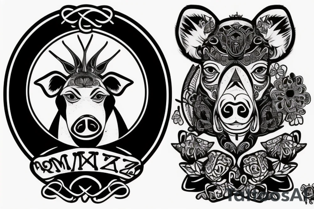 Pumba z króla lwa tattoo idea