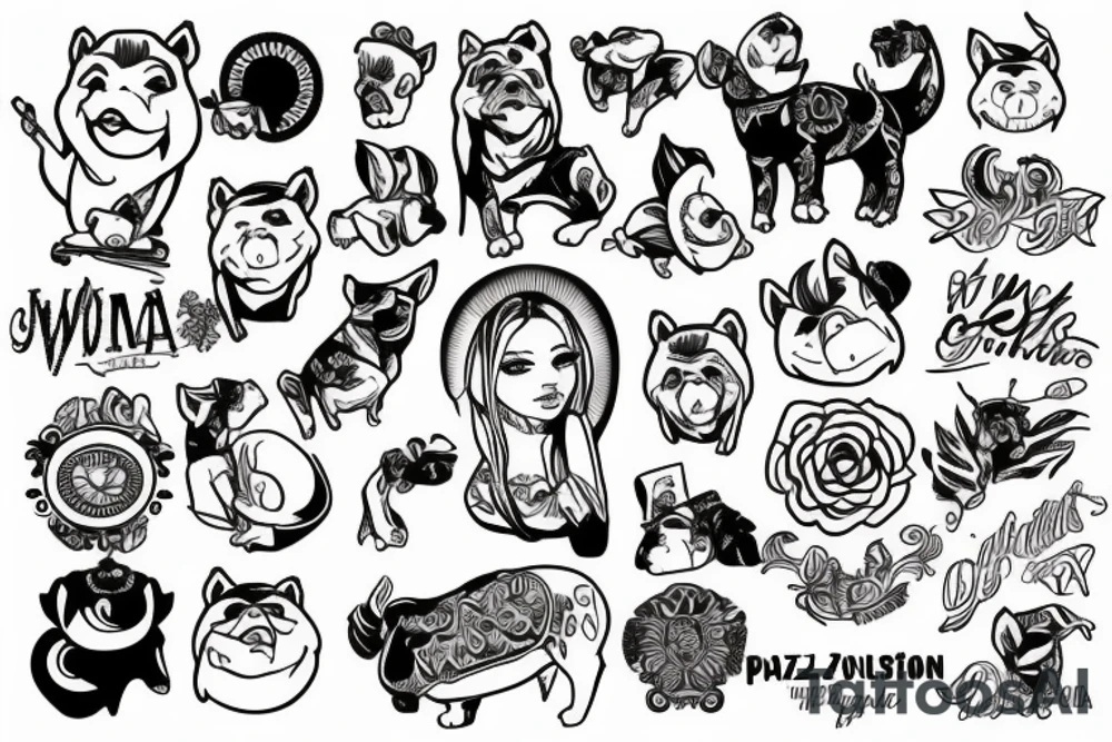 Pumba z króla lwa tattoo idea