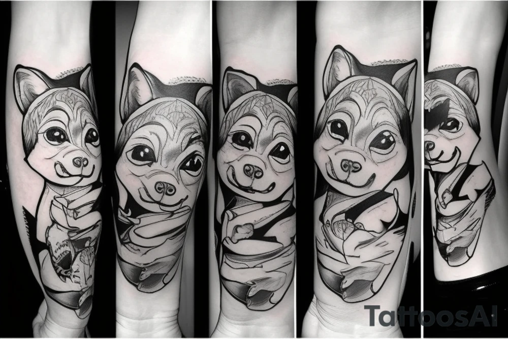 Pumba z króla lwa tattoo idea