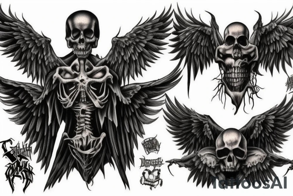 Death angel tattoo idea
