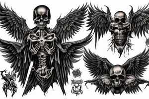 Death angel tattoo idea
