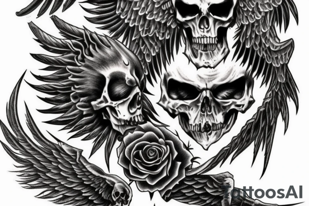 Death angel tattoo idea
