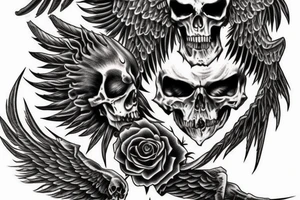 Death angel tattoo idea