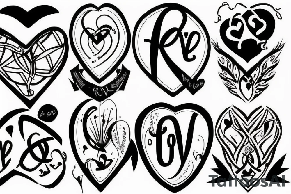 Love toxic heart tattoo idea