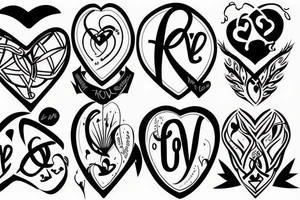 Love toxic heart tattoo idea