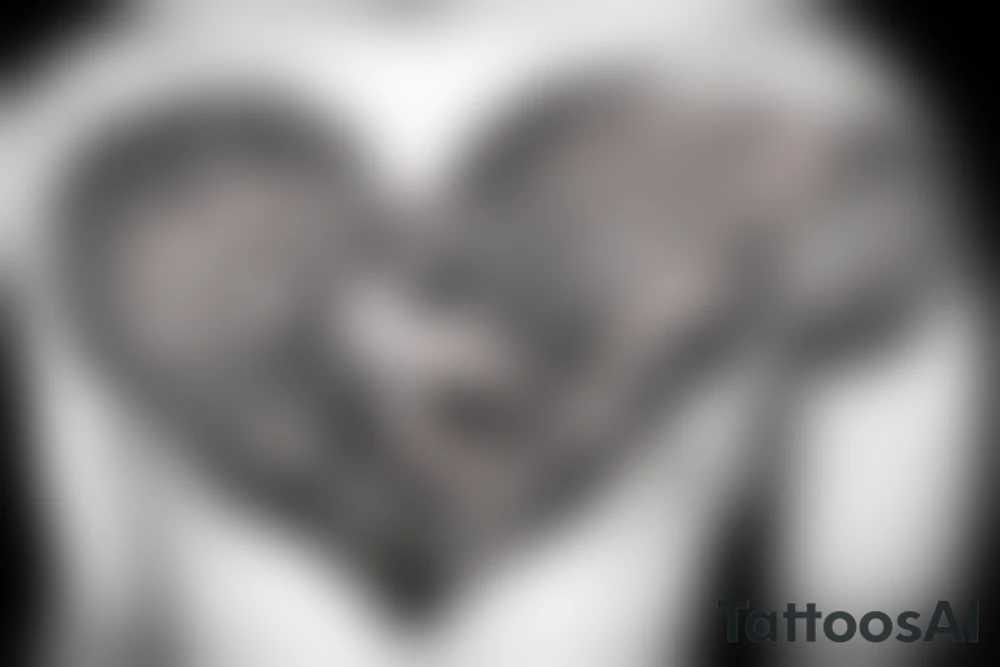 Heart being held down by chains and the brain tattoo idea Heart being held down by chains and the brain tattoo idea