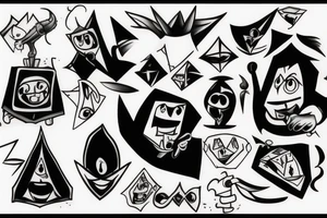 Bill Cipher tattoo idea