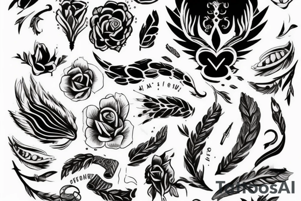 Змея выползает из черепа tattoo idea