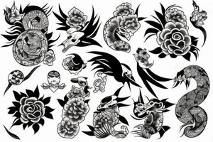 Irezumi tattoo idea