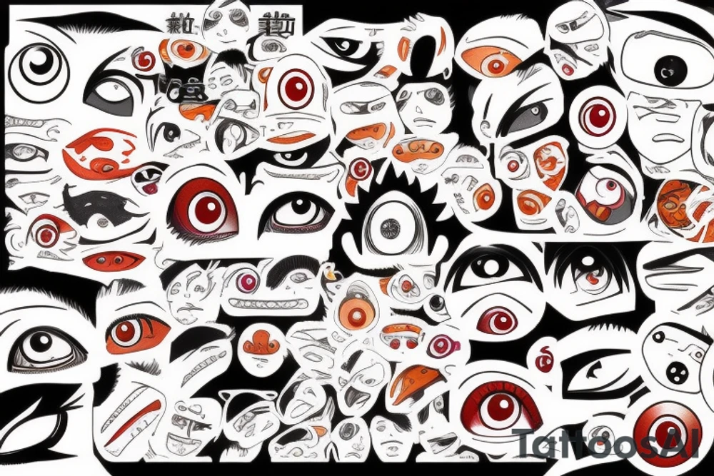 Naruto eyes tattoo idea