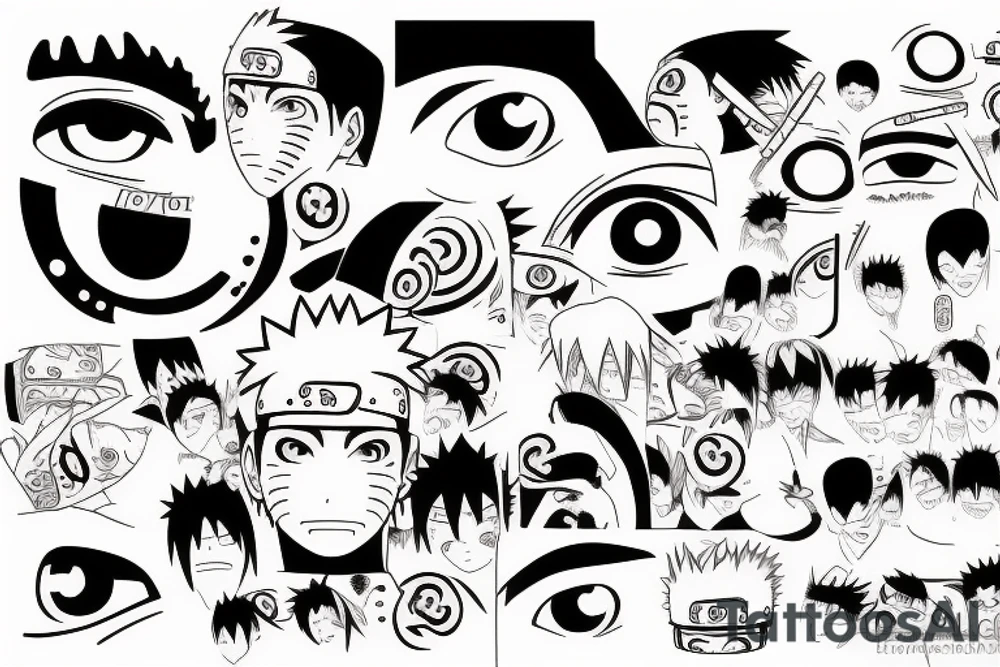 Naruto eyes tattoo idea