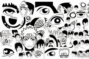 Naruto eyes tattoo idea