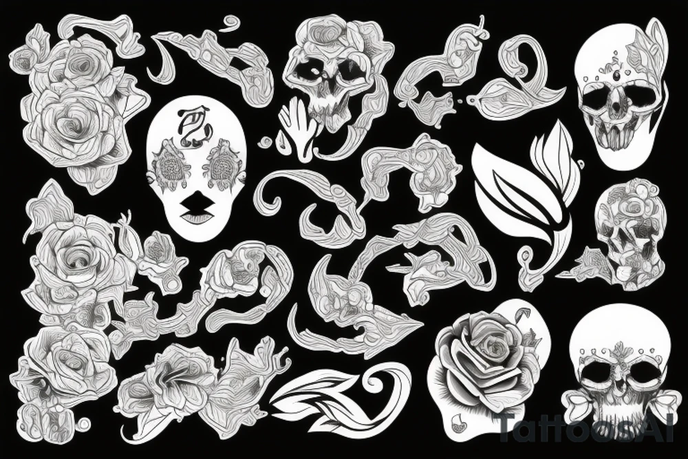 Pająk tattoo idea