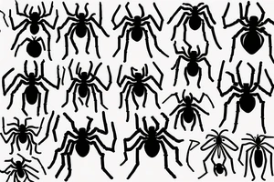 Spider tattoo idea