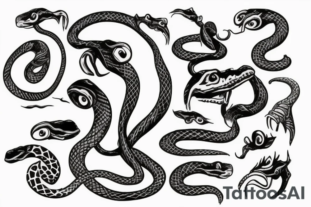 Snake tattoo idea