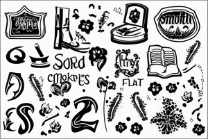 small empty grave with cigarette tattoo idea