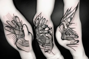 hand reaching out of arm. tattoo idea