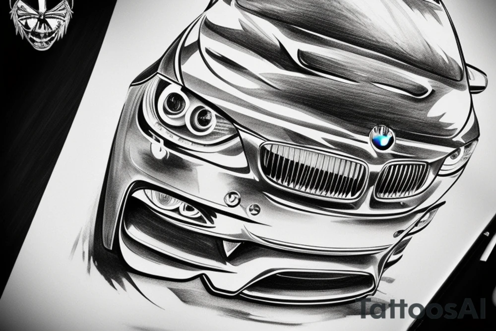 Car bmw m3 tattoo idea