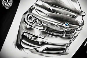 Car bmw m3 tattoo idea
